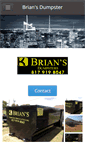 Mobile Screenshot of briansdumpsters.com